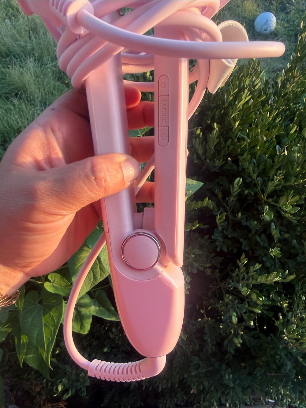 🌸Nori N2-1BL Handheld Steam Iron Clothing Press pink  Lightweight Travel - Teste - Picture 5 of 11